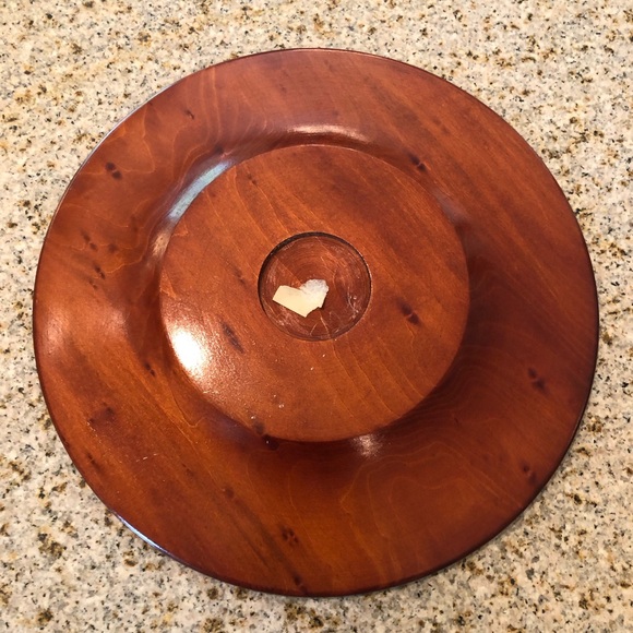 Polish hand-carved wooden plate - Picture 2 of 3